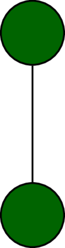 The binomial tree of rank 1